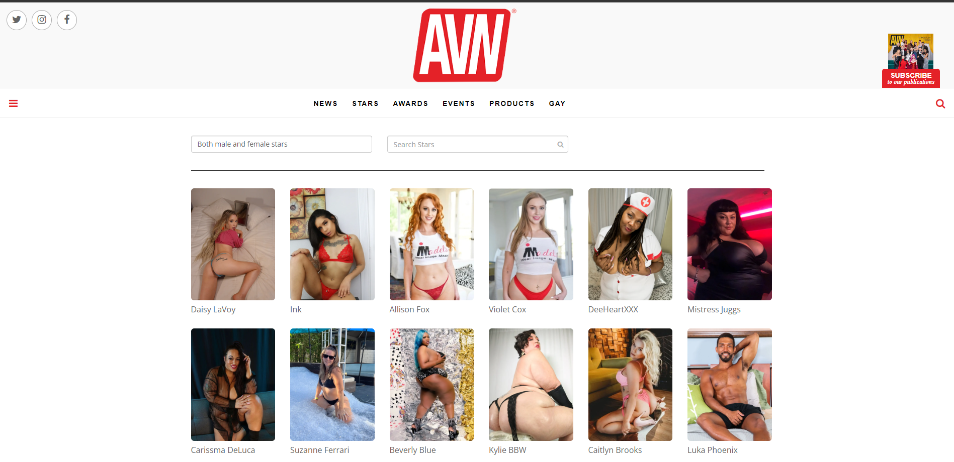 AVN Stars as OnlyFans Alternative