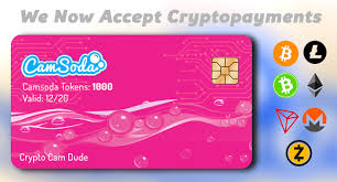 Payment with cryptocurrency on CamSoda